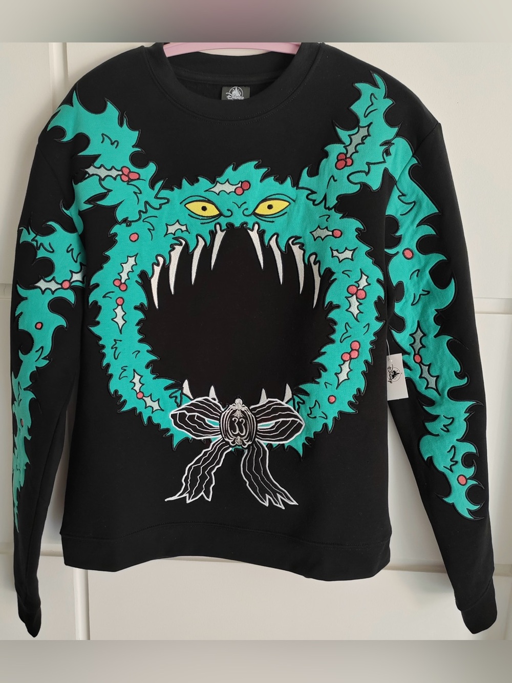XS NWT Club 33 Nightmare Before Christmas Sweatshirt Halloween Pullover Disney